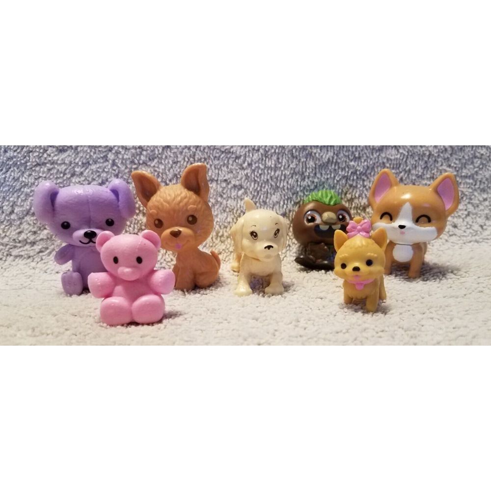 Barbie animal figures Cats dogs Bears pet lot Chelsea  & Doorable Disney Lot of7